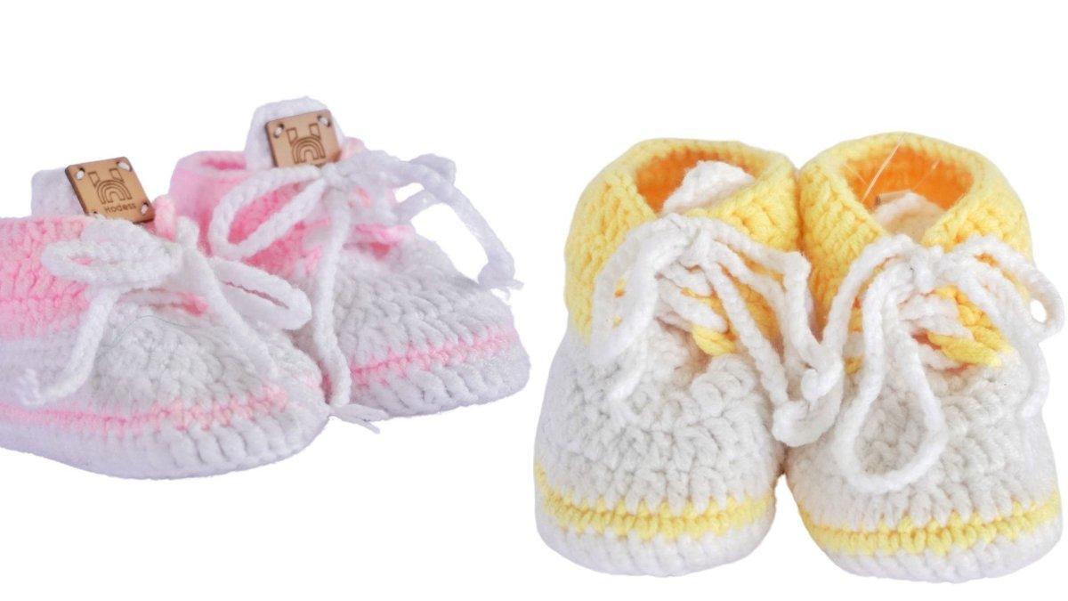 3 Rekomendasi Sepatu Rajut Bayi dari Hodes Rajut 