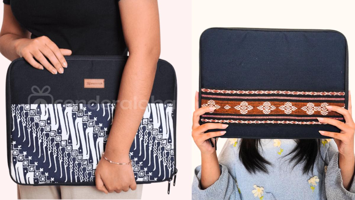 3 Rekomendasi Tas Laptop Motif Kain Nusantara, Harga Mulai Rp 100 Ribuan